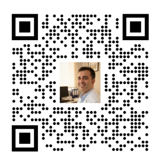 کد کیو ار تماس با دکتر مصطفی امیری